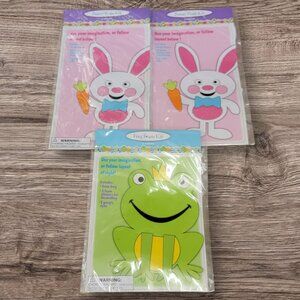 Easter Foam Craft Kit Lot of 3 Bunny Frog Age‎ 3+ Kids Children Holiday Animal
